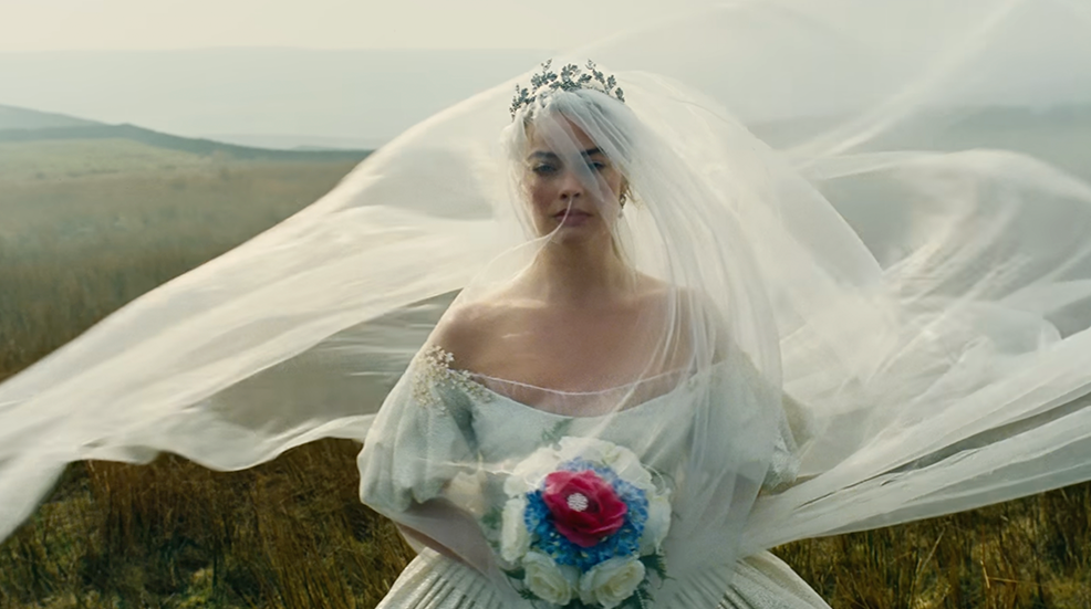 Margot Robbie as Cathy in Emerald Fennell's Wuthering Heights